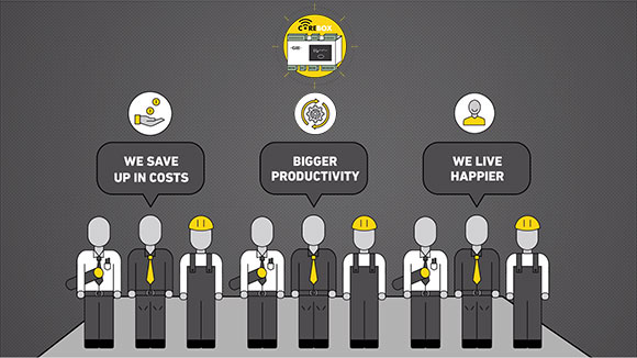 We save up in costs | Bigger productivity | We live happier