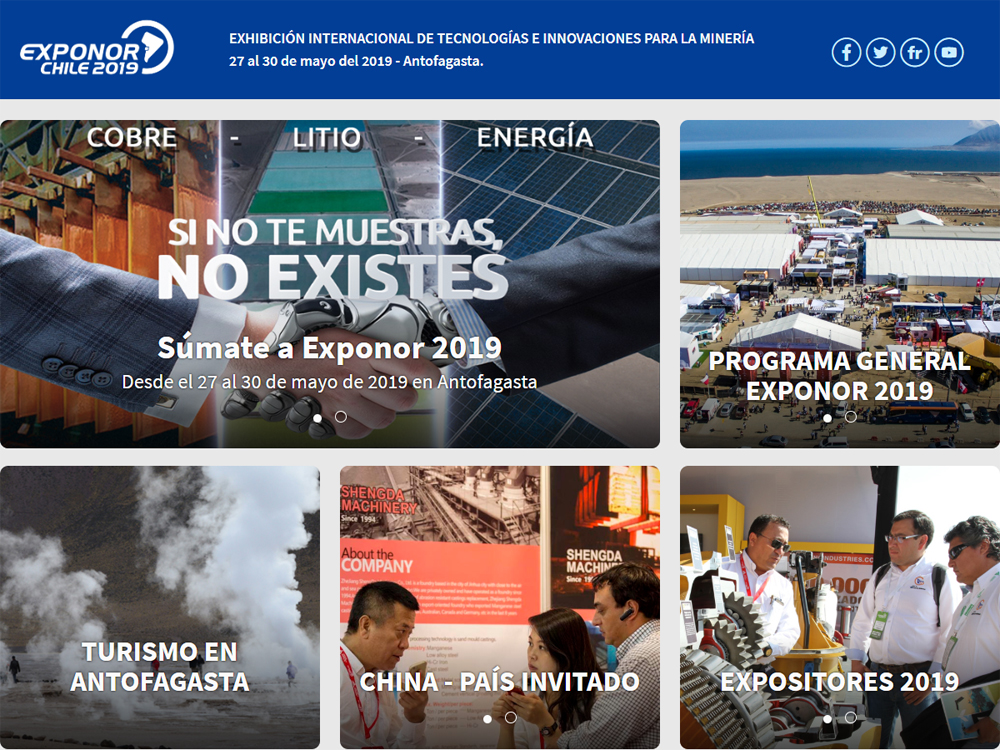 GH CRANES & COMPONENTS at the Exponor Chile 2019 fair