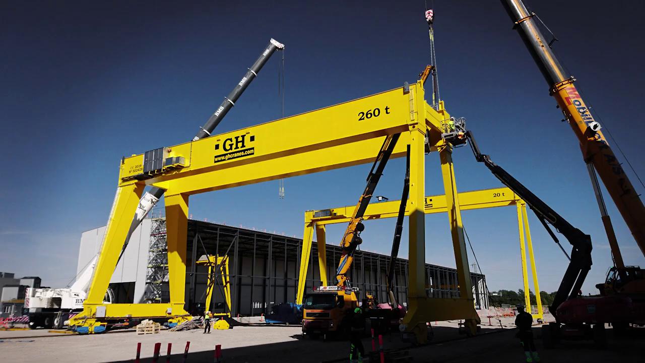 GH gantry crane for Storstrømsbro project